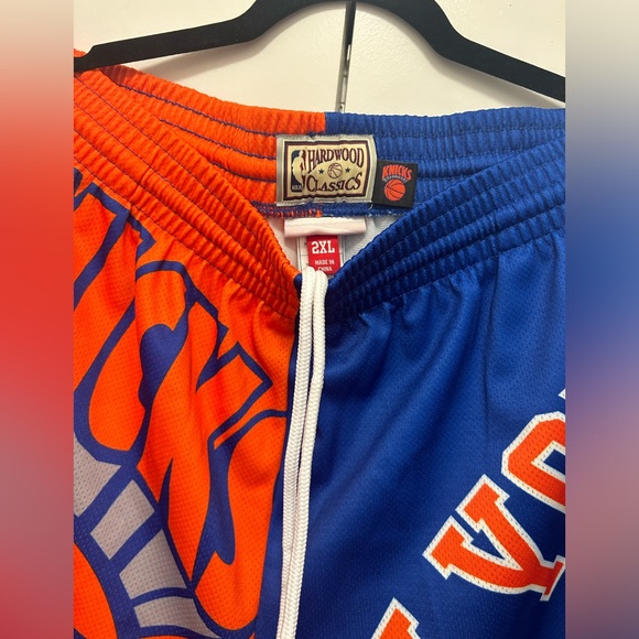 New York Knicks Men's Shorts - Blue and Orange